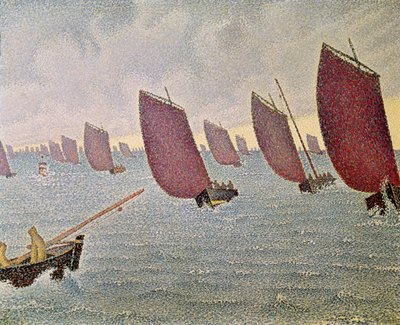 Breeze, Concarneau by Paul Signac